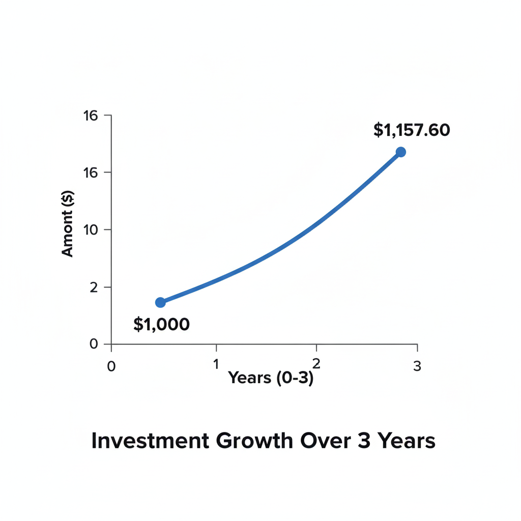 future value calculation example | money growth graph 5 percent