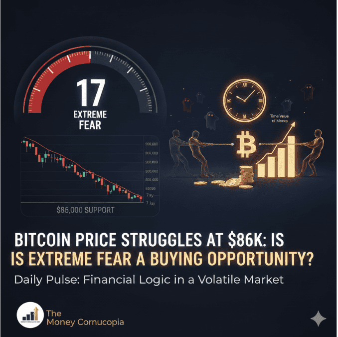Bitcoin Price Struggles at $86K: Is Extreme Fear a Buying Opportunity?
