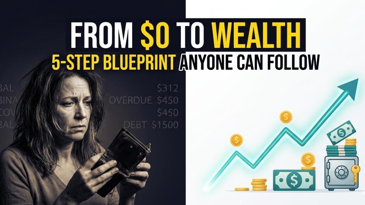 How to Build Wealth from Scratch: The 5-Step Blueprint Anyone Can Follow