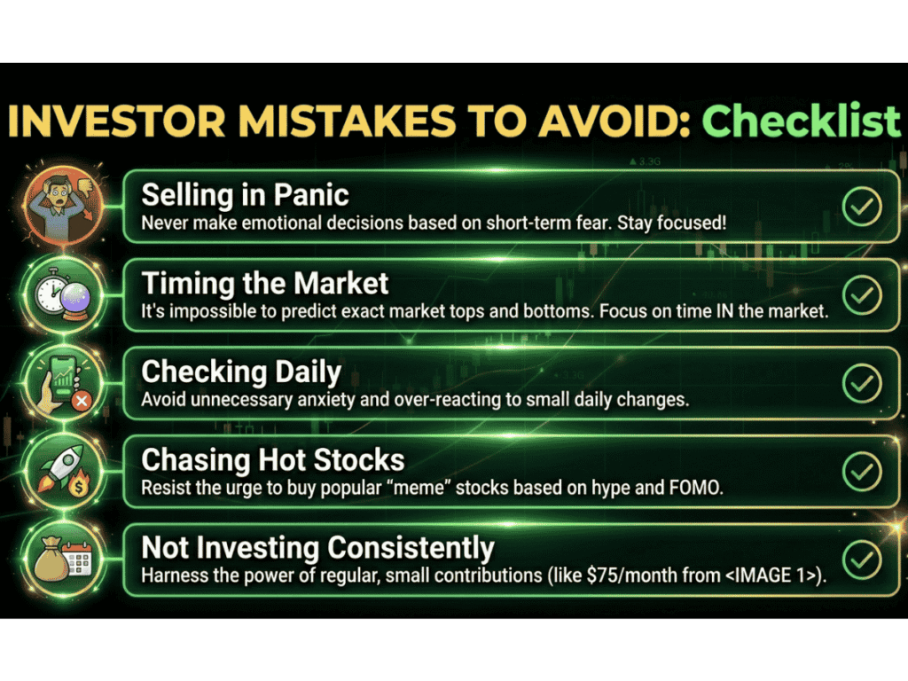 common beginner investing mistakes to avoid