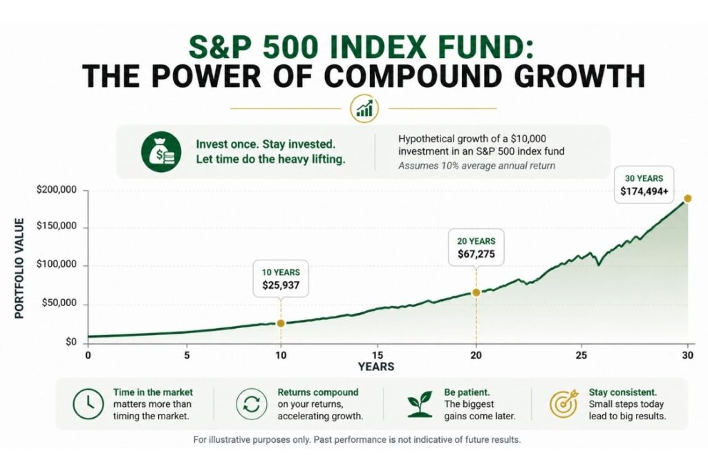S&P 500 Long-Term Growth Illustration