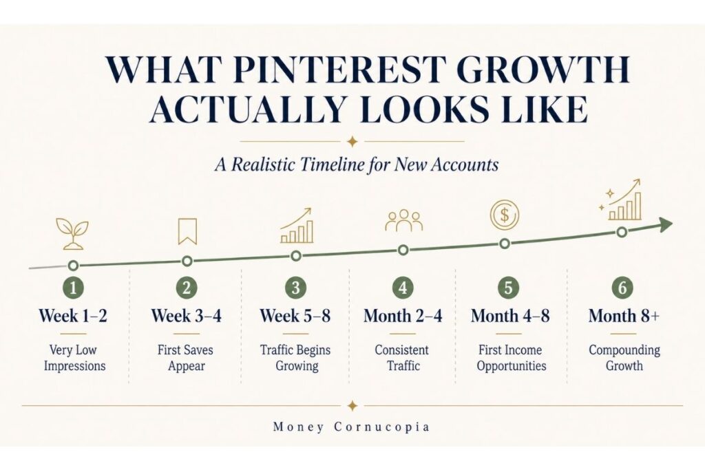 Pinterest Growth Timeline for Beginners